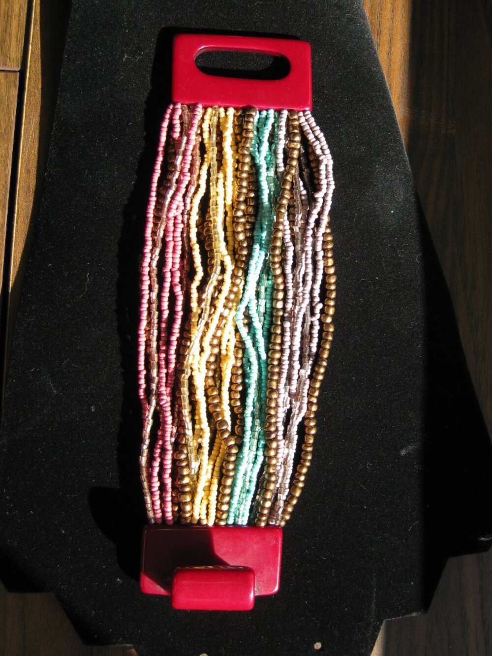 Chunky Beaded Bracelet, Multicolor
